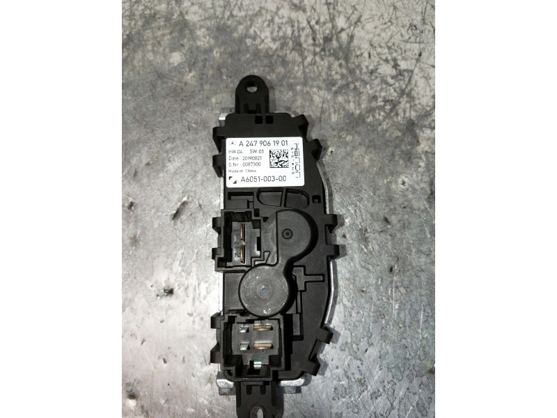 Recambio de resistencia calefaccion para mercedes clase b (w247) b 200 d referencia OEM IAM A2479061901 A605100300 