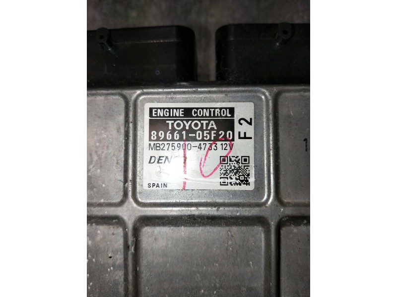 Recambio de centralita motor uce para toyota avensis (t27) 2.0 d-4d cat referencia OEM IAM 8966105F20 MB2759004733 