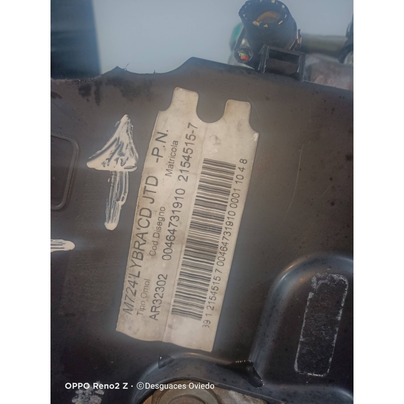 Recambio de motor completo para lancia lybra berlina 1.9 jtd lx referencia OEM IAM AR32302 215415 BOSCH