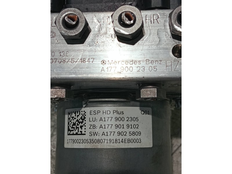 Recambio de abs para mercedes clase b (w247) b 200 d referencia OEM IAM A1779002305 0265956612 A1779019102
