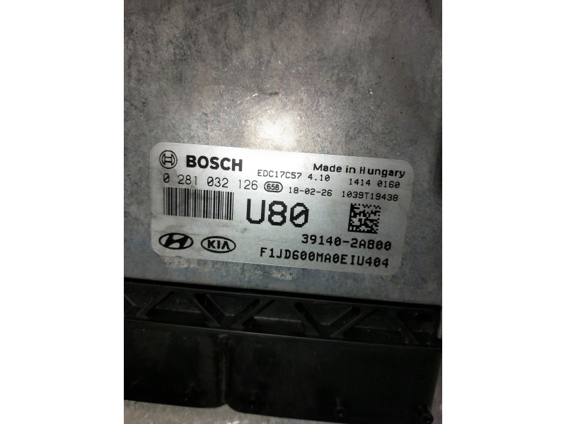Recambio de centralita motor uce para kia ceed referencia OEM IAM 0281032126 391402A800 EDC17C57