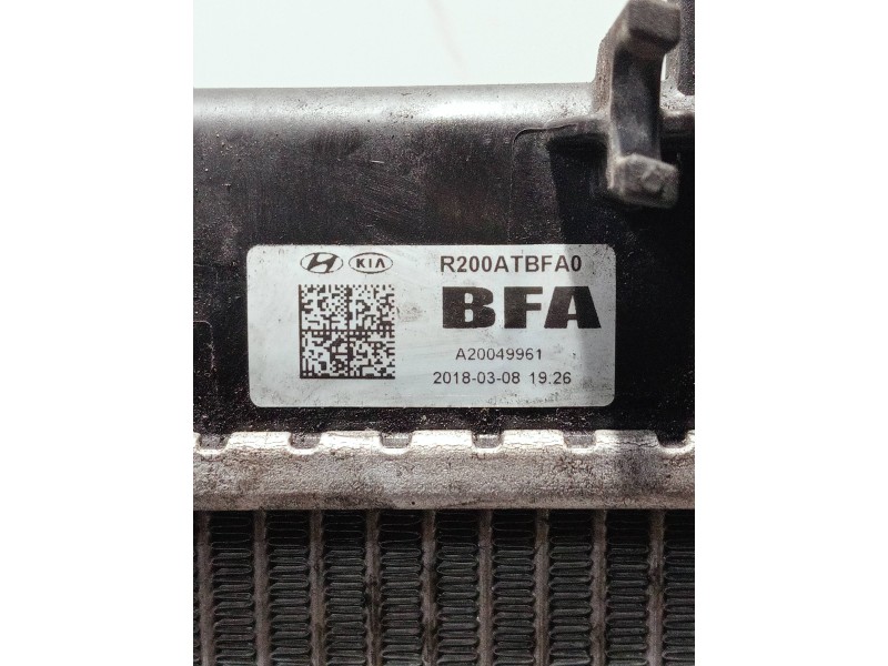 Recambio de radiador agua para kia ceed referencia OEM IAM  R200ATBFA0 A20049961
