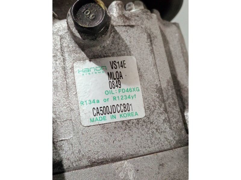 Recambio de compresor aire acondicionado para kia ceed referencia OEM IAM CA500JDCCB01  