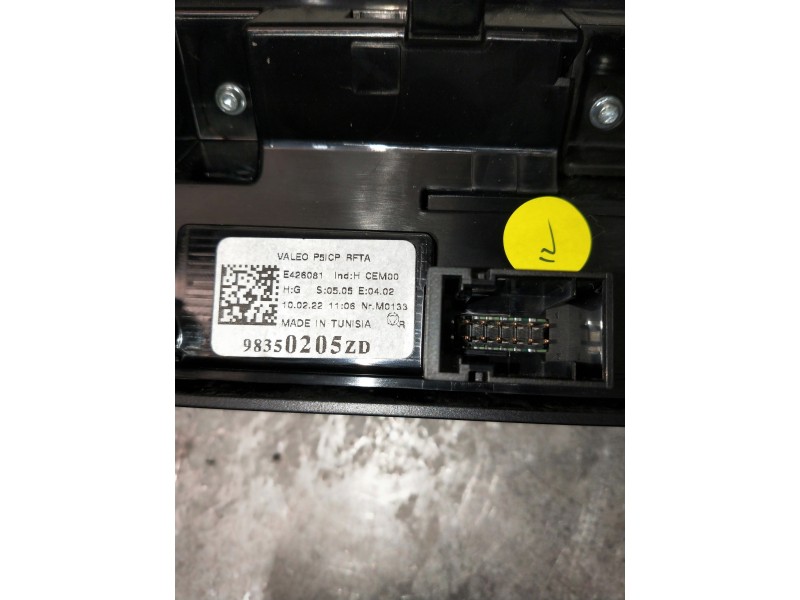 Recambio de mando calefaccion / aire acondicionado para peugeot 308 referencia OEM IAM 98350205ZD  