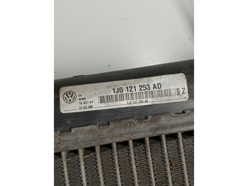 Recambio de radiador agua para audi a3 (8l) referencia OEM IAM 1J0121253AD  