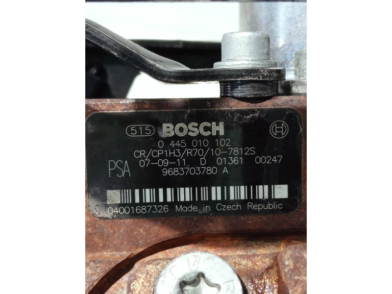 Recambio de bomba inyeccion para peugeot 308 referencia OEM IAM 9683703780A 0445010102 