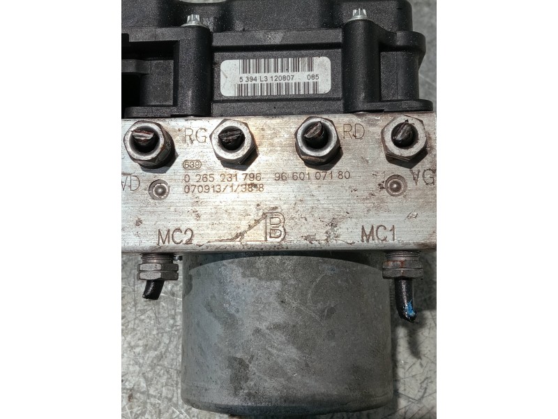 Recambio de abs para peugeot 308 referencia OEM IAM 0265800555 0265231796 9660107180