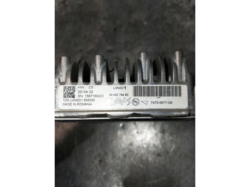 Recambio de modulo electronico para peugeot 308 referencia OEM IAM 9849278480 1567150422 