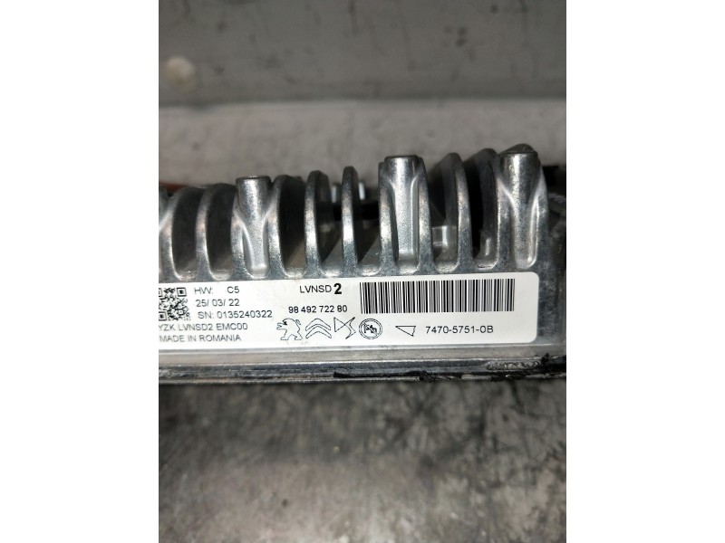 Recambio de modulo electronico para peugeot 308 referencia OEM IAM 9849272280 0135240322 