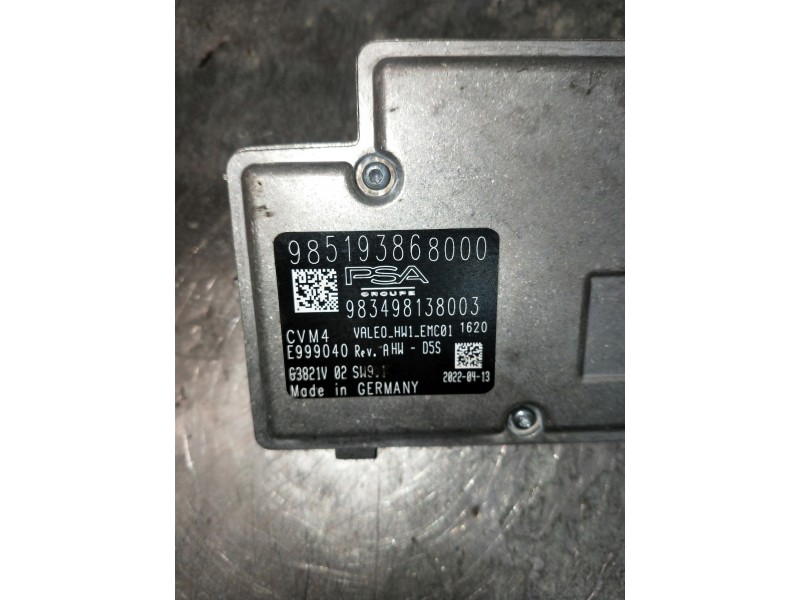 Recambio de modulo electronico para peugeot 308 referencia OEM IAM 985193868000 9834981380 E999040