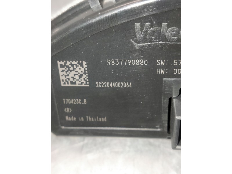 Recambio de resistencia calefaccion para peugeot 308 referencia OEM IAM 9837790880  