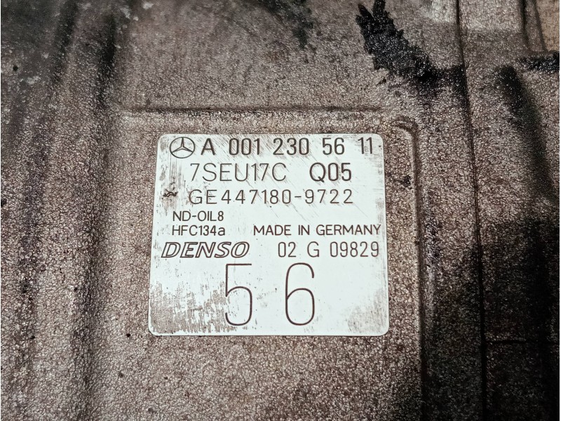 Recambio de compresor aire acondicionado para mercedes clase c (w203) sportcoupe referencia OEM IAM A0012305611 GE4471809722 
