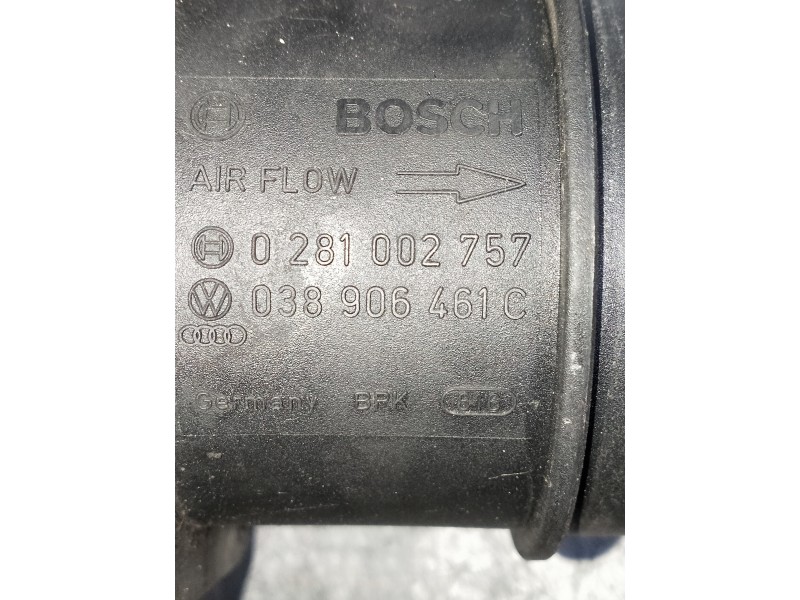Recambio de caudalimetro para volkswagen golf iv berlina (1j1) referencia OEM IAM 0281002757 038906461C 