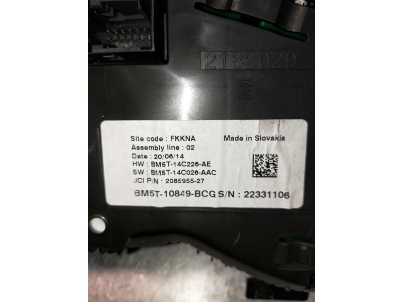 Recambio de cuadro instrumentos para ford focus lim. (cb8) ambiente referencia OEM IAM BMST10849BCG BM5T14C026AAC 