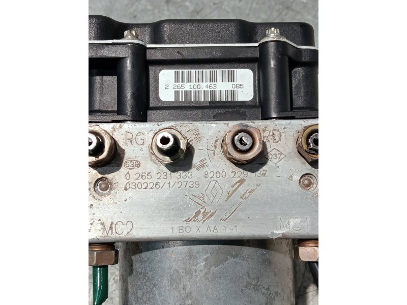 Recambio de abs para renault clio ii fase ii (b/cb0) referencia OEM IAM 8200229137 0265231333 0265800316
