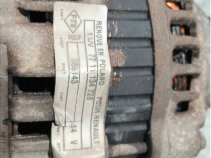 Recambio de alternador para renault clio ii fase ii (b/cb0) referencia OEM IAM 7711134728 C600815R A002TB6481