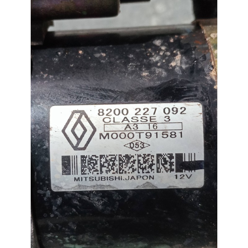 Recambio de motor arranque para renault clio ii fase ii (b/cb0) referencia OEM IAM 8200227092 M000T91581 