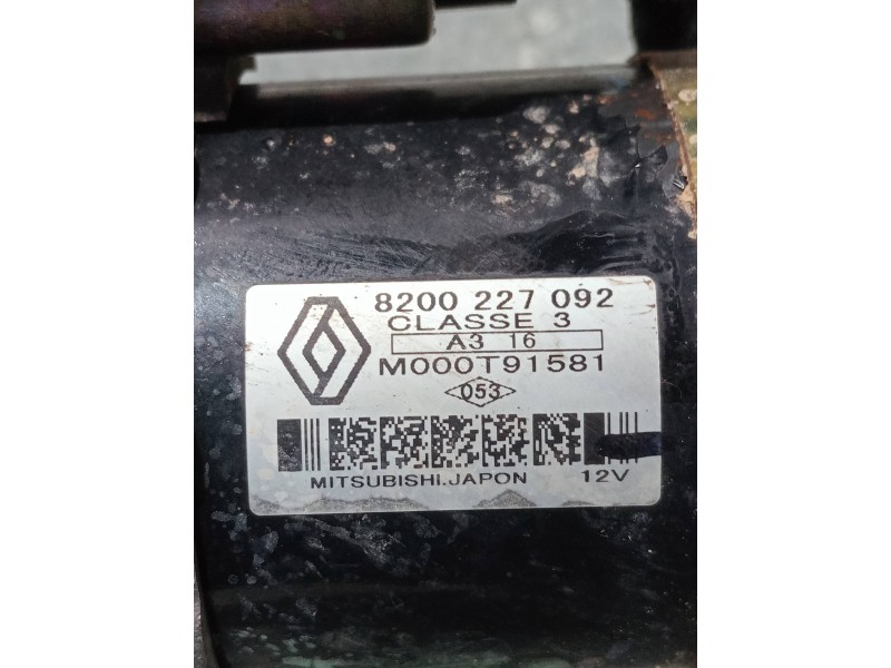 Recambio de motor arranque para renault clio ii fase ii (b/cb0) referencia OEM IAM 8200227092 M000T91581 