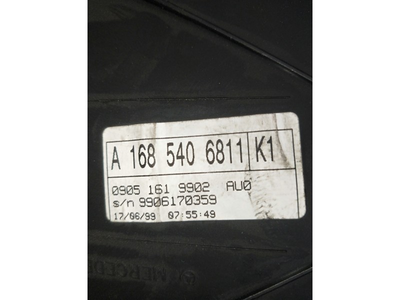 Recambio de cuadro instrumentos para mercedes clase a (w168) referencia OEM IAM A1685406811 09051619902 