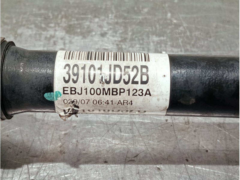 Recambio de transmision delantera izquierda para nissan qashqai (j10) referencia OEM IAM 39101JD52B EBJ100MBP123A 