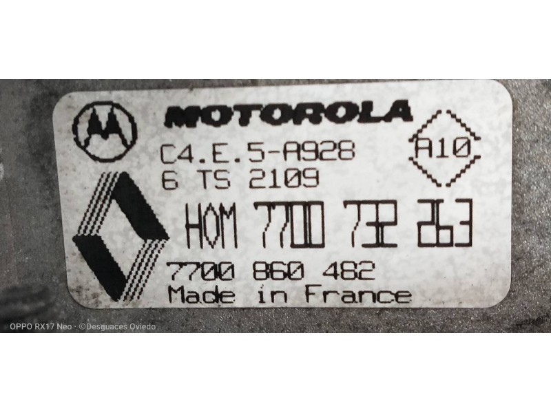 Recambio de bobina encendido para renault laguna (b56) 1.8 anade referencia OEM IAM 7700860462 7700732263 