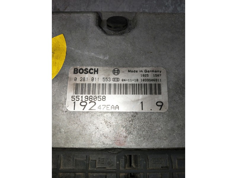Recambio de centralita motor uce para fiat stilo (192) referencia OEM IAM 0281011553 55198058 