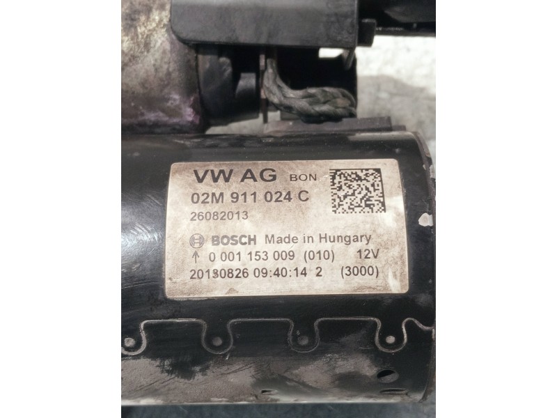 Recambio de motor arranque para volkswagen tiguan (5n2) referencia OEM IAM 02M911024C 0001153009 