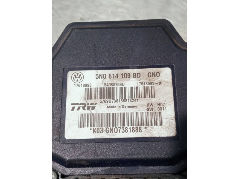 Recambio de abs para volkswagen tiguan (5n2) referencia OEM IAM 5N0614109BD 17618893 54085769U