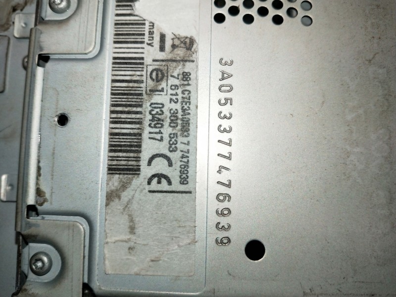 Recambio de sistema audio / radio cd para ford galaxy (ca1) ghia referencia OEM IAM 7S7T18K931BJ  