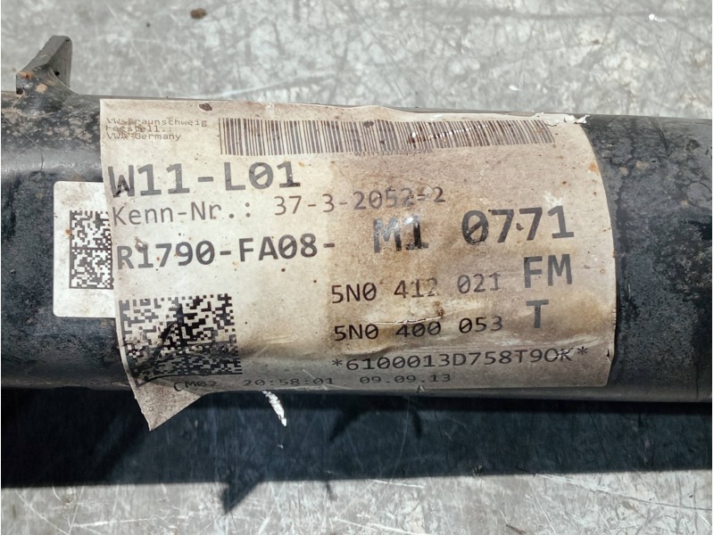 Recambio de amortiguador delantero izquierdo para volkswagen tiguan (5n2) referencia OEM IAM 5N0412021FM 5N0400053 