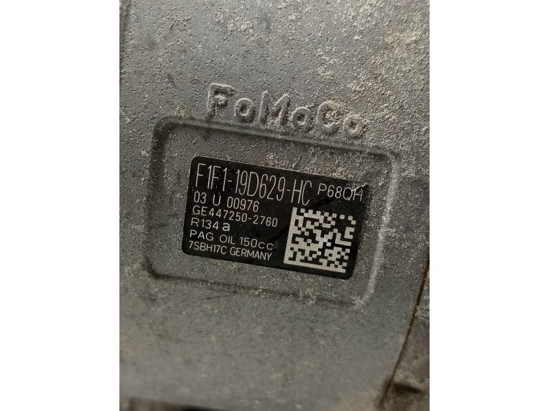 Recambio de compresor aire acondicionado para ford transit connect referencia OEM IAM 4472502760 F1F119D629HC 