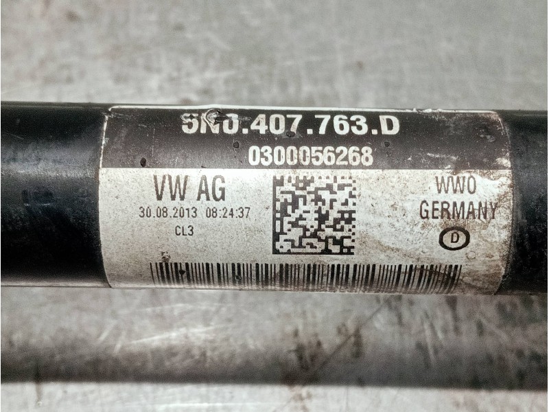 Recambio de transmision delantera izquierda para volkswagen tiguan (5n2) referencia OEM IAM 5N0407763D  