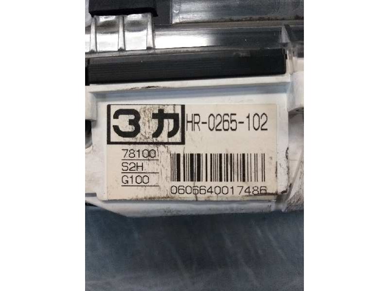 Recambio de cuadro instrumentos para honda hr-v (gh) 1.6 cat referencia OEM IAM HR0265102 78100G100 S2H