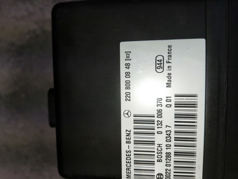 Recambio de compresor cierre centralizado para mercedes clase cl (w215) coupe referencia OEM IAM 2208000848 01320066370 
