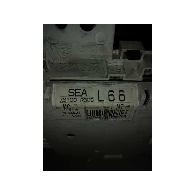 Recambio de cuadro instrumentos para honda accord berlina (cl/cn) 2.0 vtec cat referencia OEM IAM HR0301066 78100R300 SEA L66
