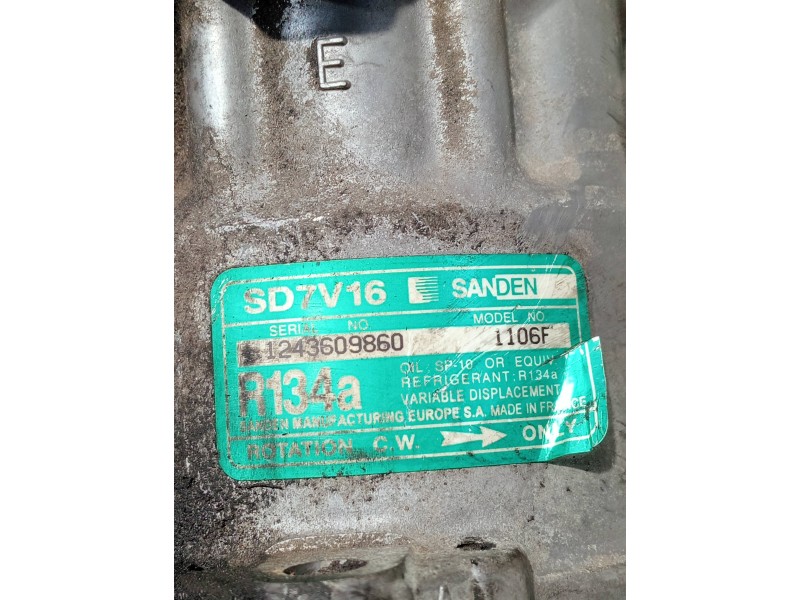 Recambio de compresor aire acondicionado para peugeot 806 referencia OEM IAM 1106F  