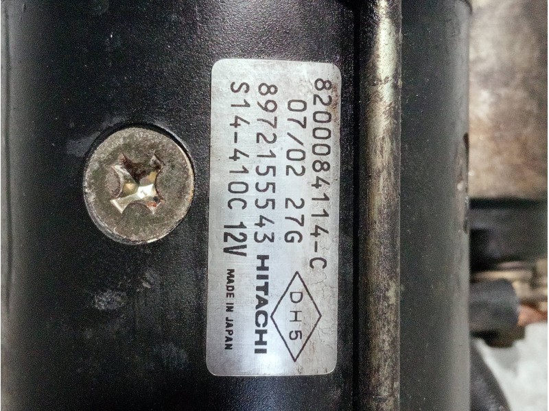Recambio de motor arranque para renault vel satis (bj0) referencia OEM IAM 8200084114C 8972155543 