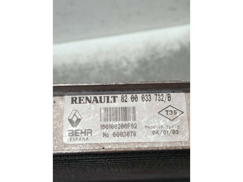 Recambio de intercooler para renault vel satis (bj0) referencia OEM IAM 8200033732B 160100200F02 