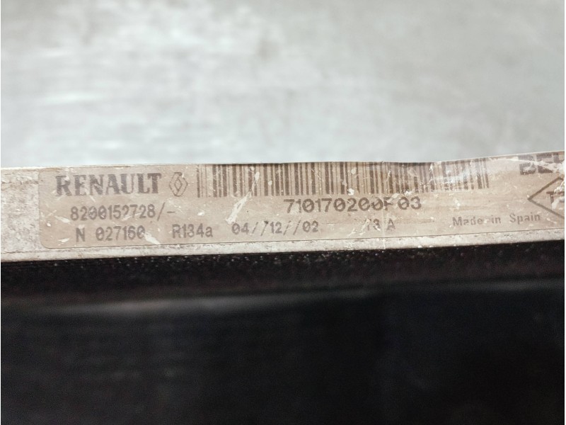 Recambio de condensador / radiador aire acondicionado para renault vel satis (bj0) referencia OEM IAM 8200152728 710170200F03 