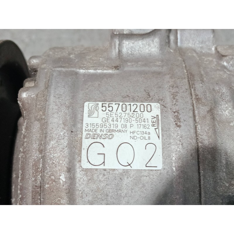 Recambio de compresor aire acondicionado para opel corsa d referencia OEM IAM 55701200 5E5275200 4471905041