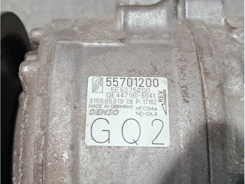 Recambio de compresor aire acondicionado para opel corsa d referencia OEM IAM 55701200 5E5275200 4471905041