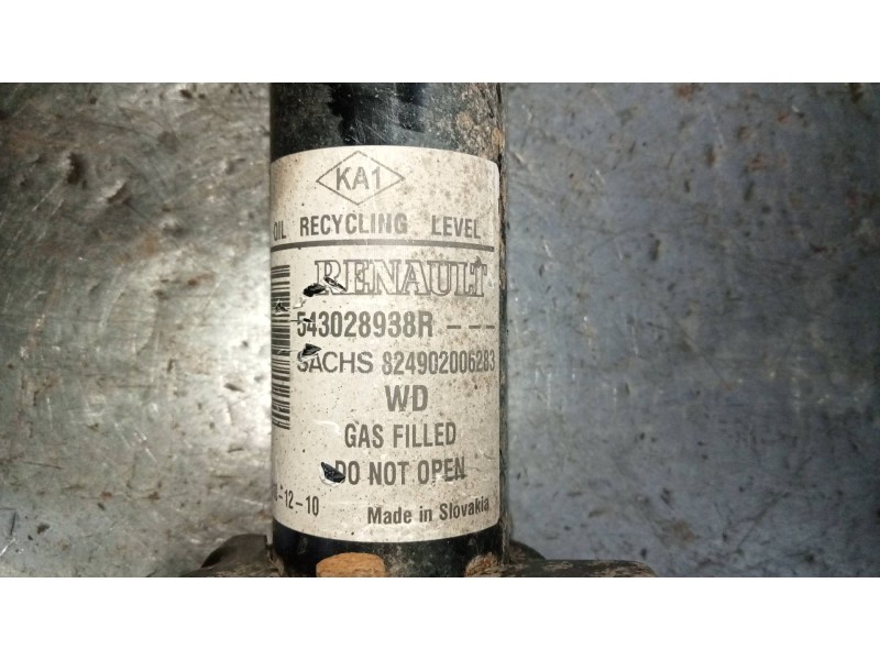 Recambio de amortiguador delantero izquierdo para dacia dokker ambiance referencia OEM IAM 543028938R 824902006283 
