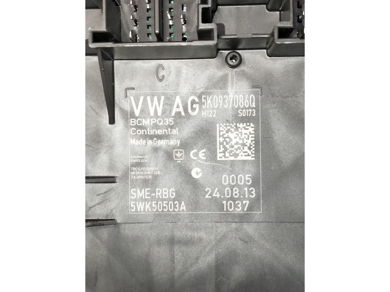 Recambio de modulo electronico para volkswagen tiguan (5n2) referencia OEM IAM 5K0937086Q  