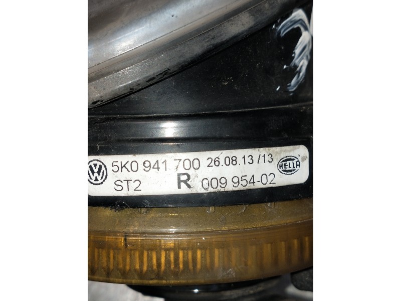 Recambio de faro antiniebla derecho para volkswagen tiguan (5n2) referencia OEM IAM 5K0941700  