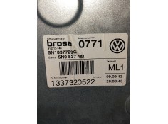 Recambio de elevalunas delantero izquierdo para volkswagen tiguan (5n2) referencia OEM IAM 5N1837729G  5P 2