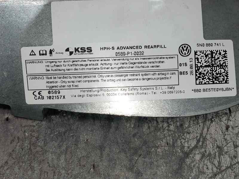 Recambio de airbag cortina delantero izquierdo para volkswagen tiguan (5n2) referencia OEM IAM 5N0880741L  