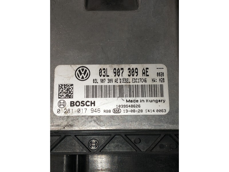 Recambio de centralita motor uce para volkswagen tiguan (5n2) referencia OEM IAM  03L907309AE 