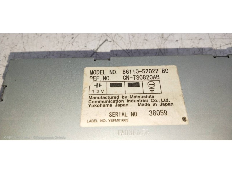 Recambio de sistema audio / radio cd para toyota yaris (ncp1/nlp1/scp1) 1.4 d-4d linea luna referencia OEM IAM 8611052022B0 CNTS