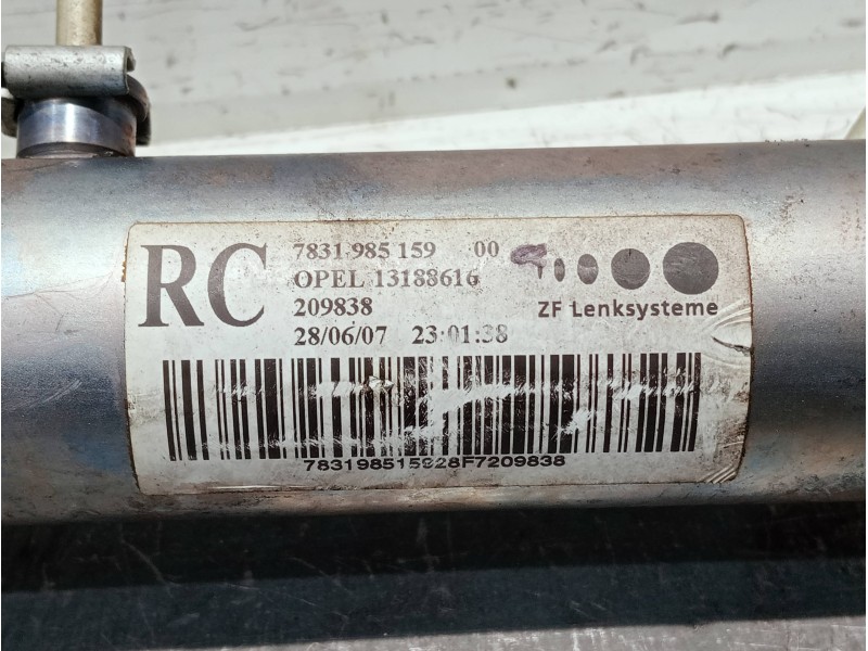 Recambio de cremallera direccion para opel zafira b referencia OEM IAM 13188616 7831501259 783198515900