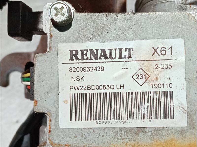 Recambio de columna direccion para renault kangoo referencia OEM IAM 8200932439 7801Q0181 PW22BD0083QLH